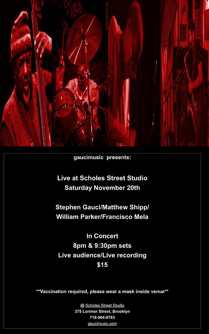 Stephen Gauci Live  at Scholes Street Studio