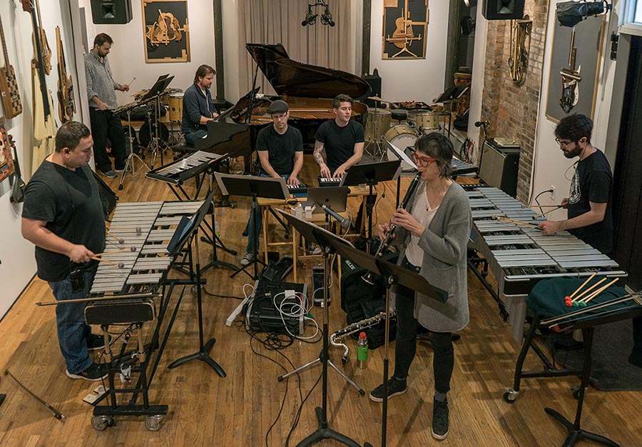 Mantra Percussion at Scholes Street Studio